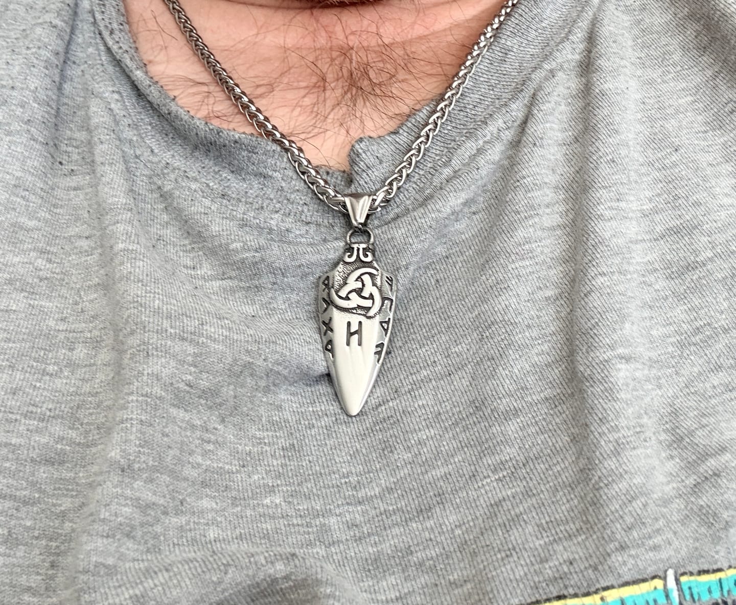 Customer photo review of Gungnir Necklace