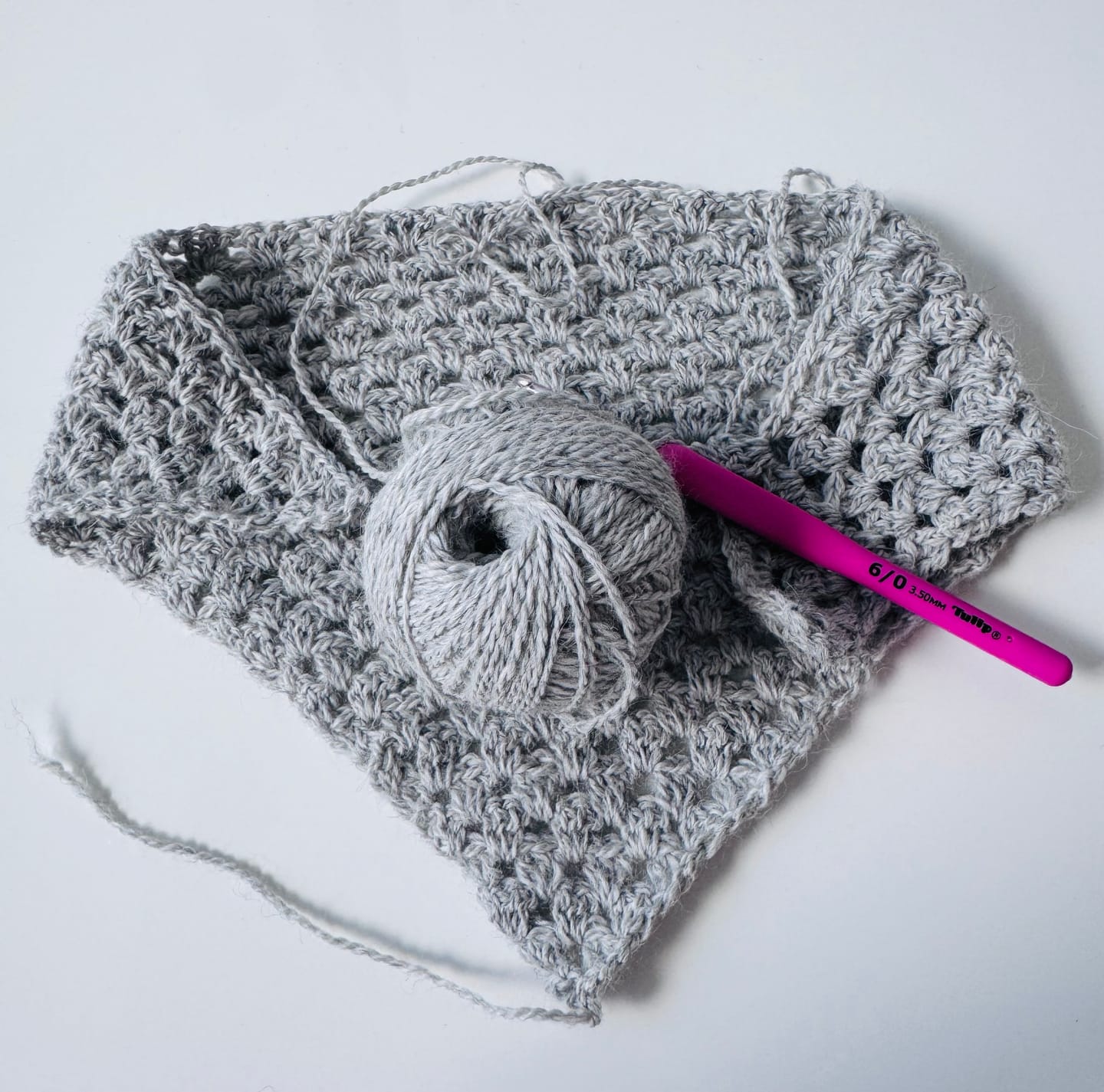 Customer photo review of Häkelanleitung - Granny Scarf