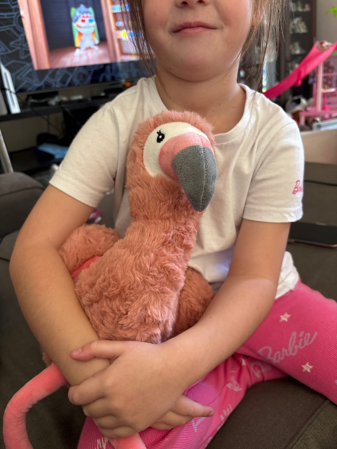 Customer photo review of Francesca The Weighted Flamingo