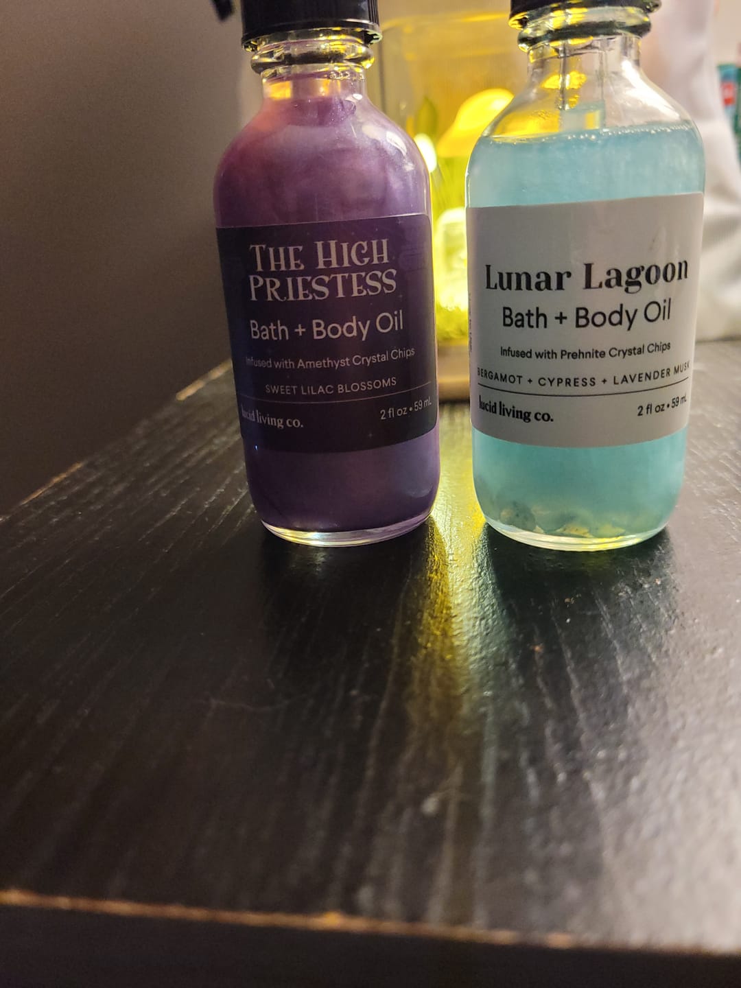 Customer photo review of Lunar Lagoon Bath & Body Oil