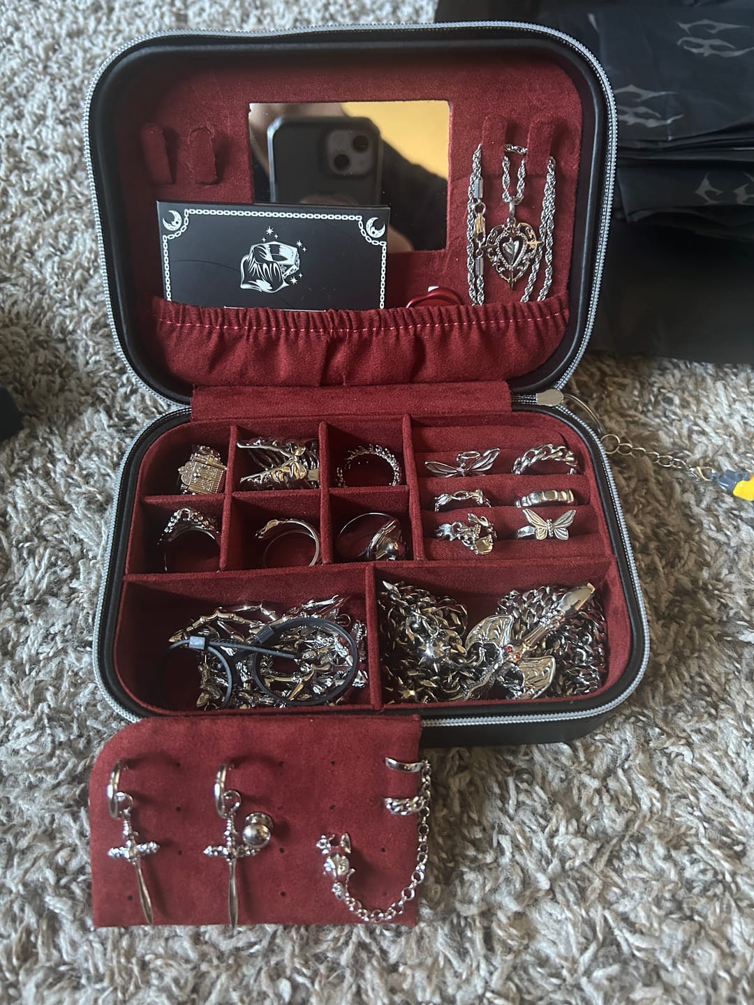 Customer photo review of DYT TRAVEL JEWELRY CASE