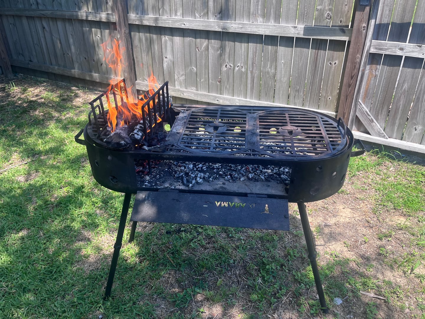 Customer photo review of Argentine Iron Brasero