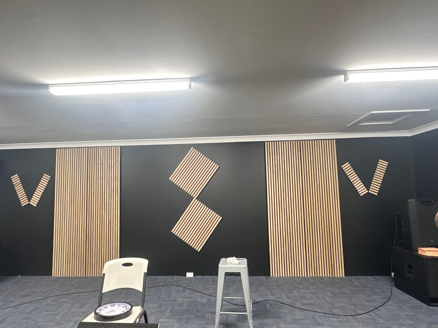 Customer photo review of Coastal Oak | Acoustic Panel 2.4M