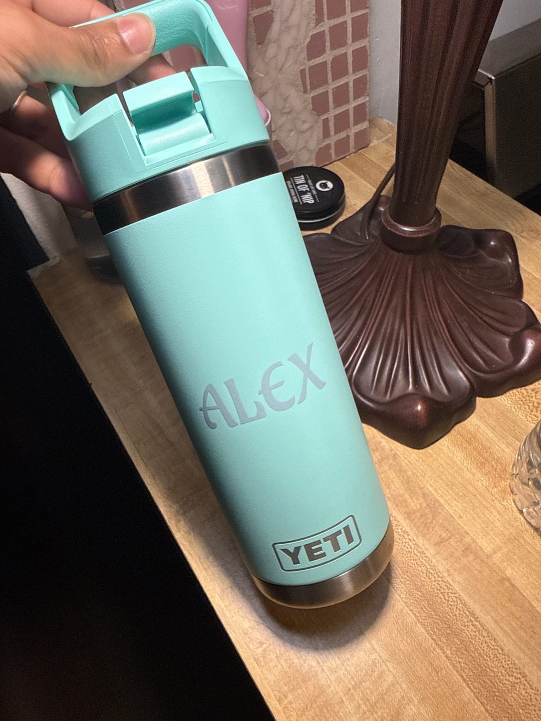 Customer photo review of Rambler® Straw Bottle with Color-Matched Straw Lid | 18 oz