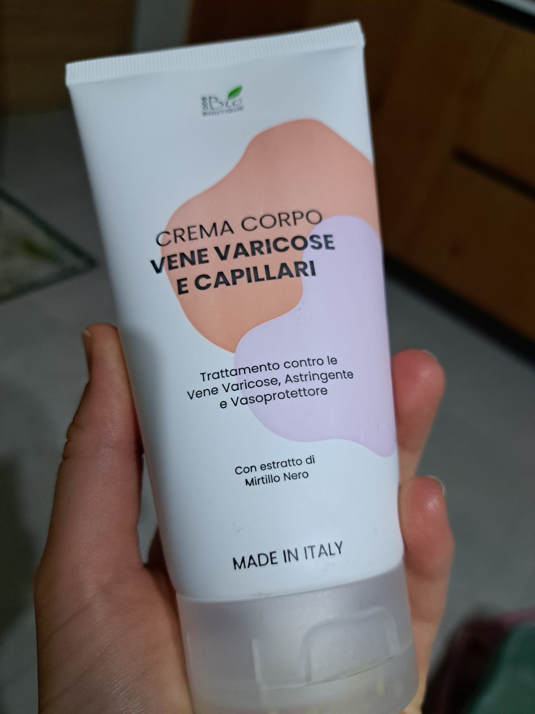 Customer photo review of Crema Vene Varicose e Capillari