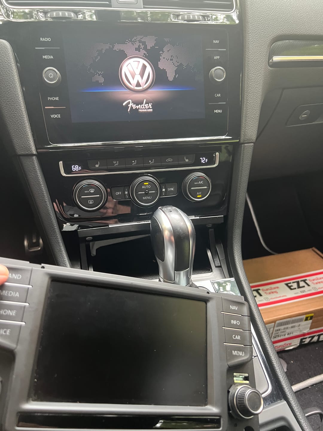 Customer photo review of VW MK7 Golf/GTI/GolfR/E-Golf 8" Glass Display Retrofit Kit (Nav/Non Nav)