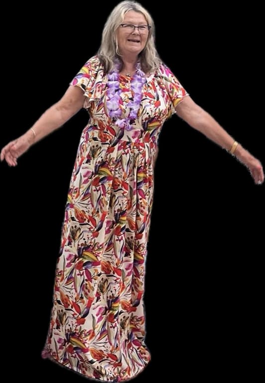 Customer photo review of Abstract Bloomscape Viscose Fabric