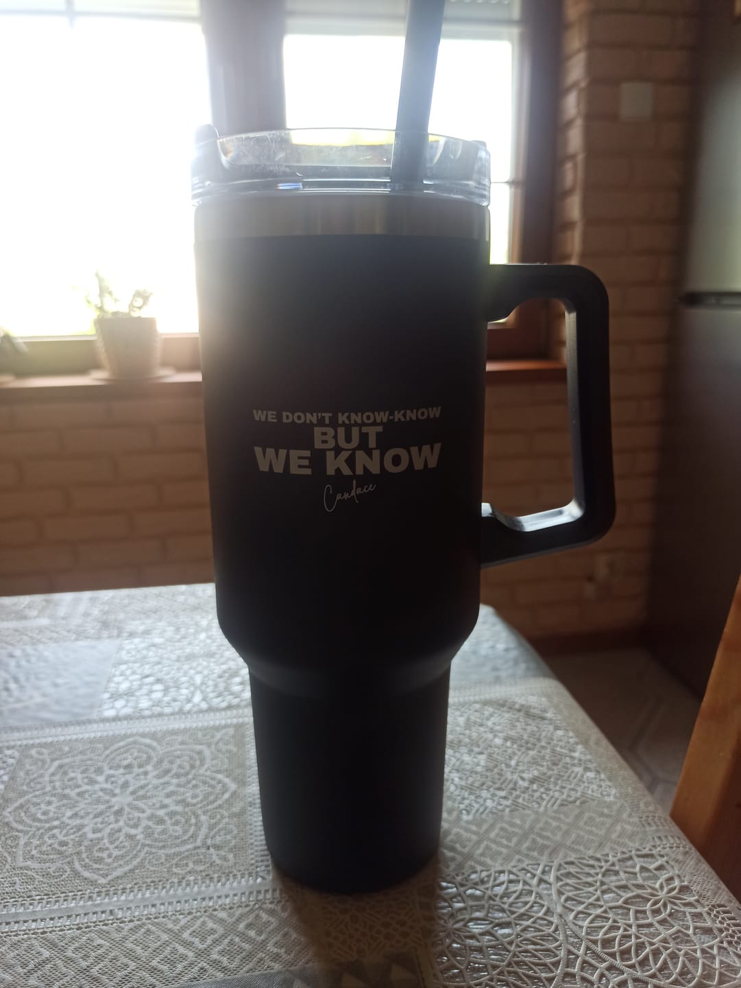 Customer photo review of WE KNOW STANDACE CUP