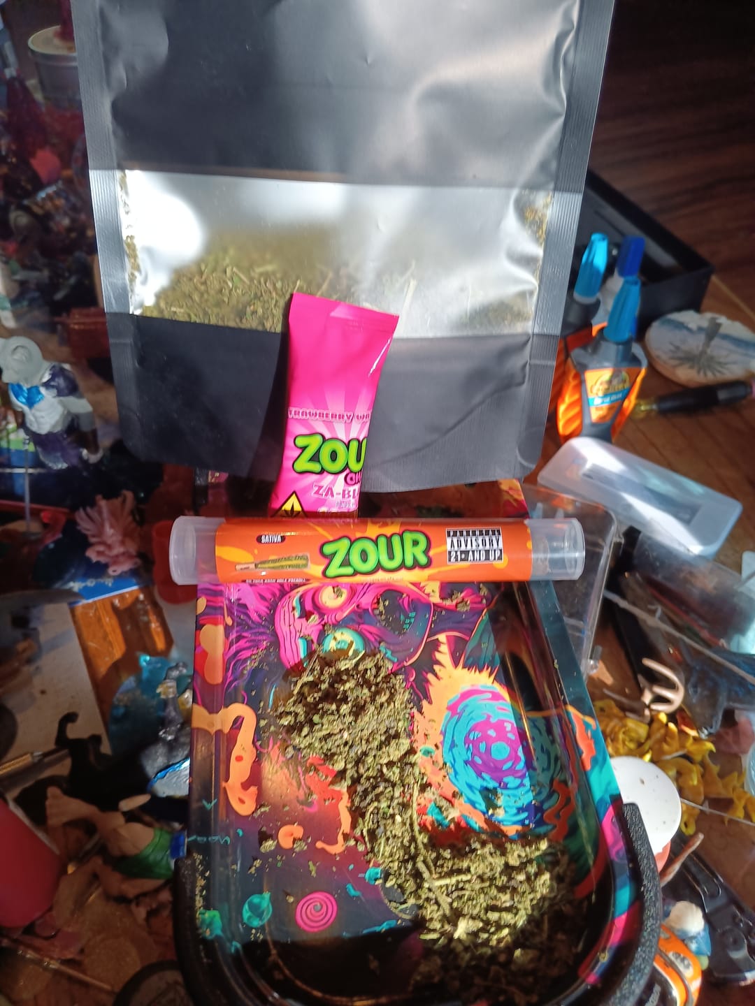Customer photo review of Zour Chewz Strawberry Watermelon 1000mg Edible
