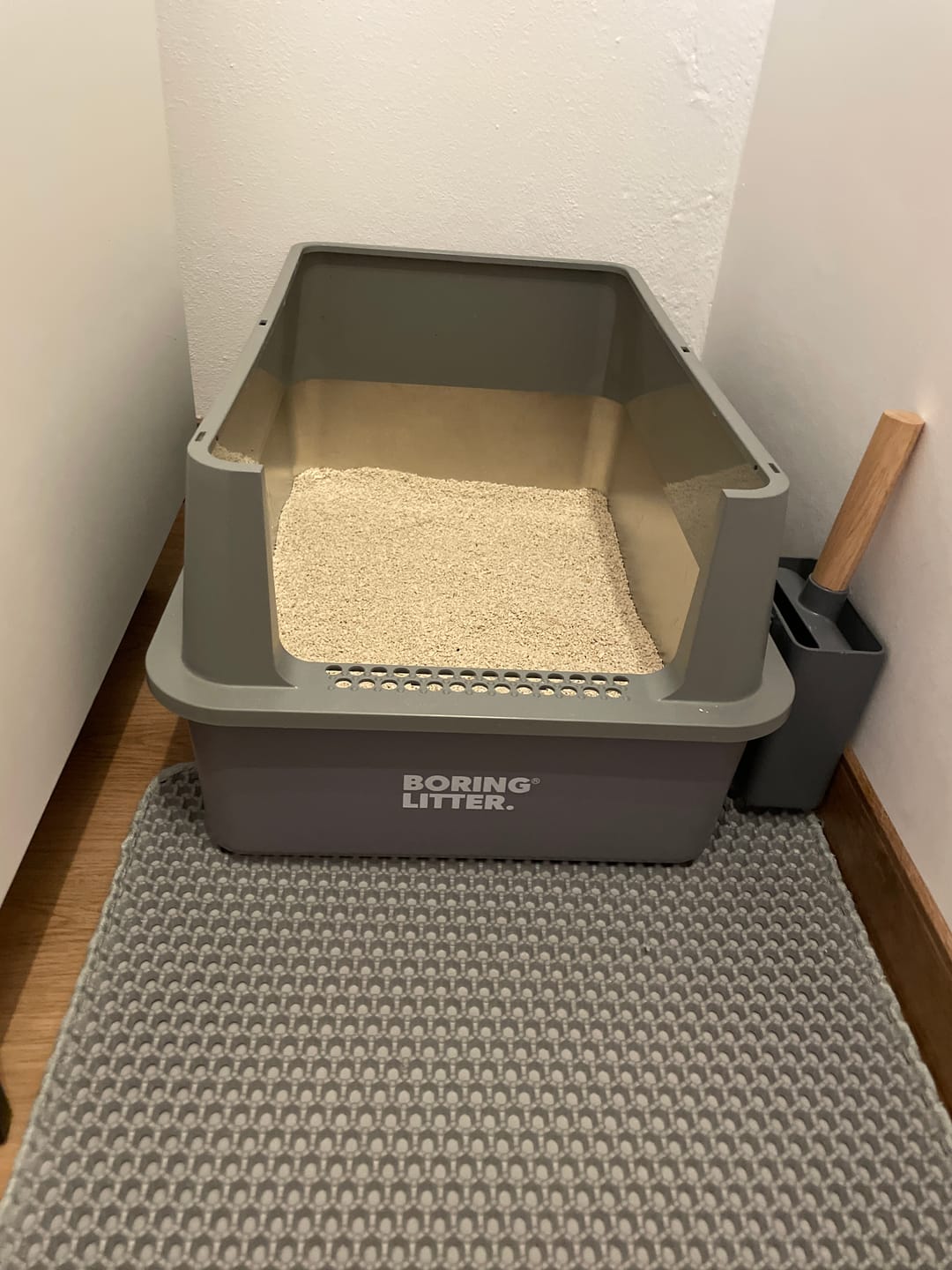 Customer photo review of Boring Litter - Lettiera in Acciaio INOX (Versione Aperta)