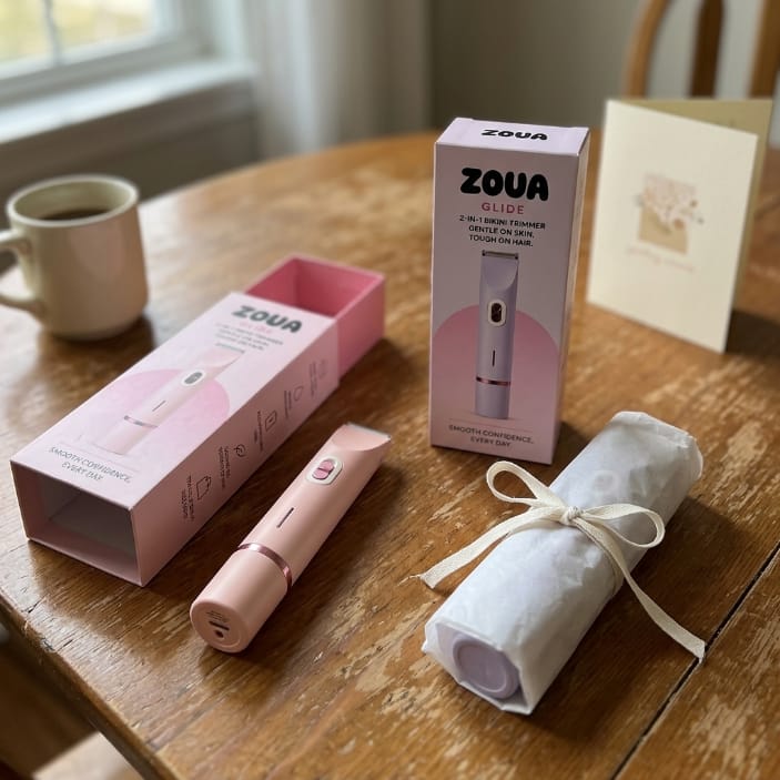 Customer photo review of Zoua Glide | Gentle on Skin. Tough on Hair.