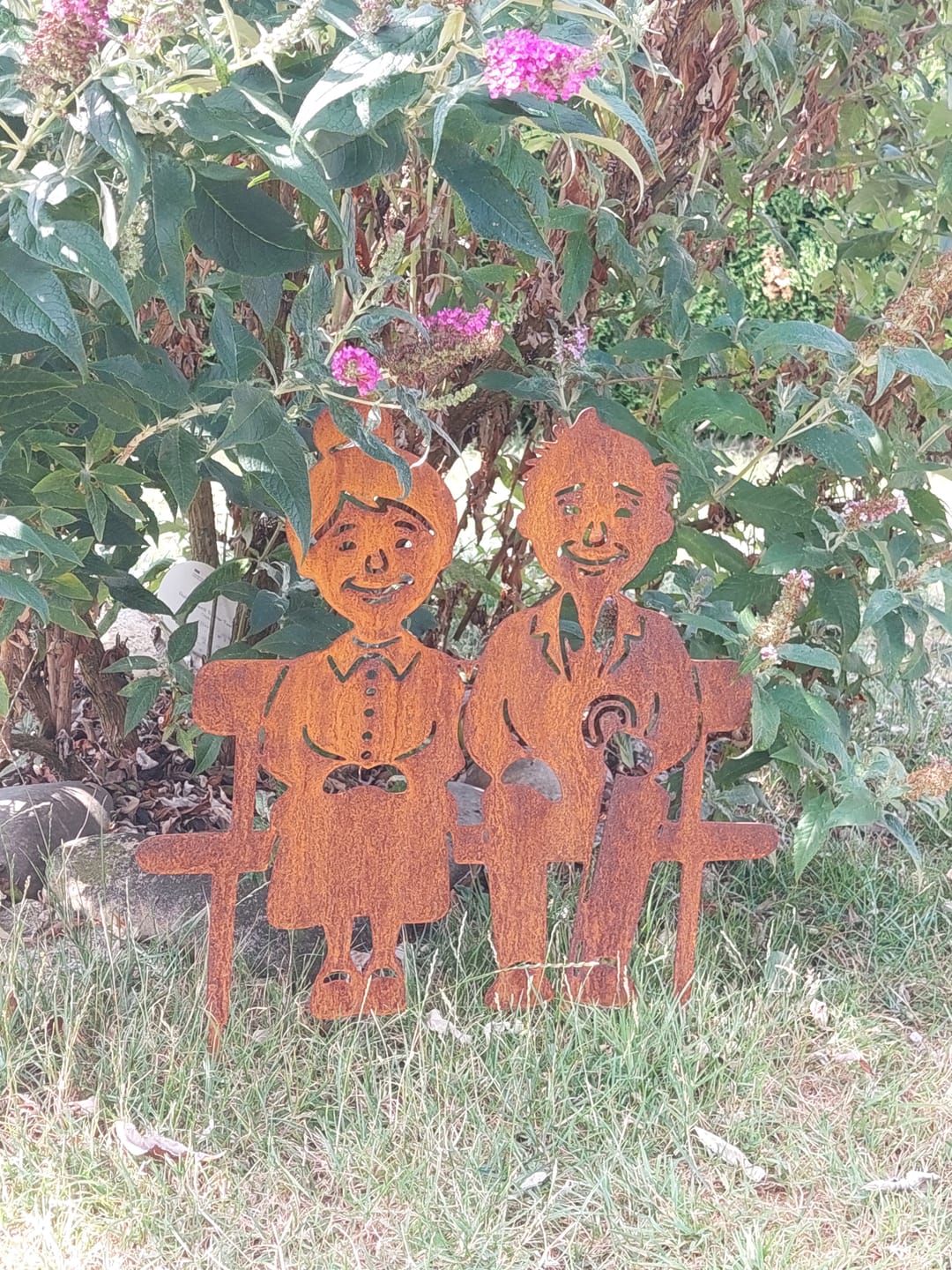 Customer photo review of Gartenstecker Oma & Opa