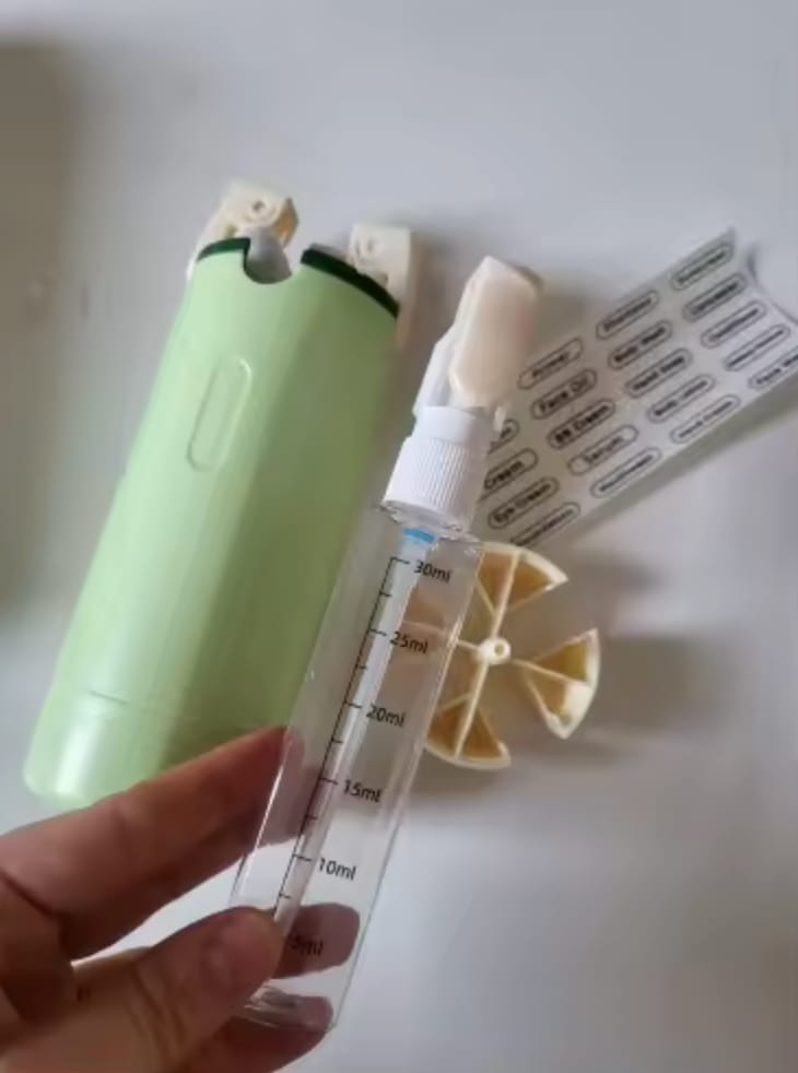 Customer photo review of Packsy™ 4-in-1 Travel Dispenser