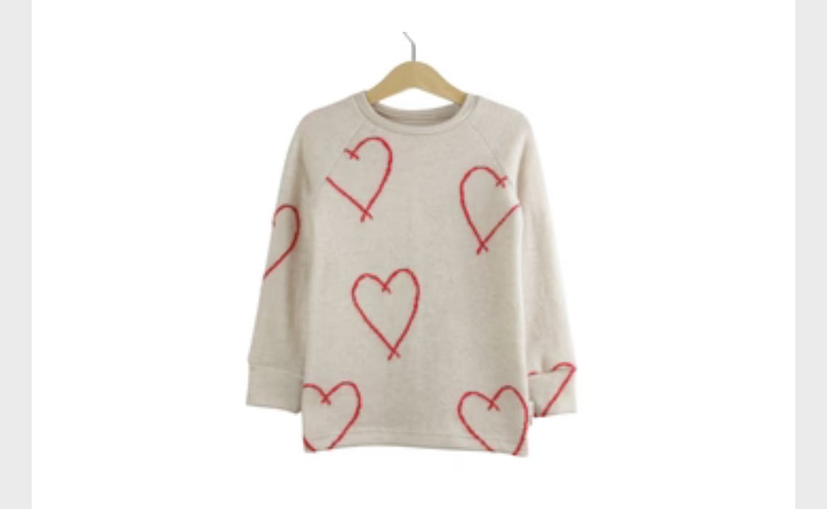 Customer photo review of Upcycling Kaschmir Kinder Longsleeve 110/116