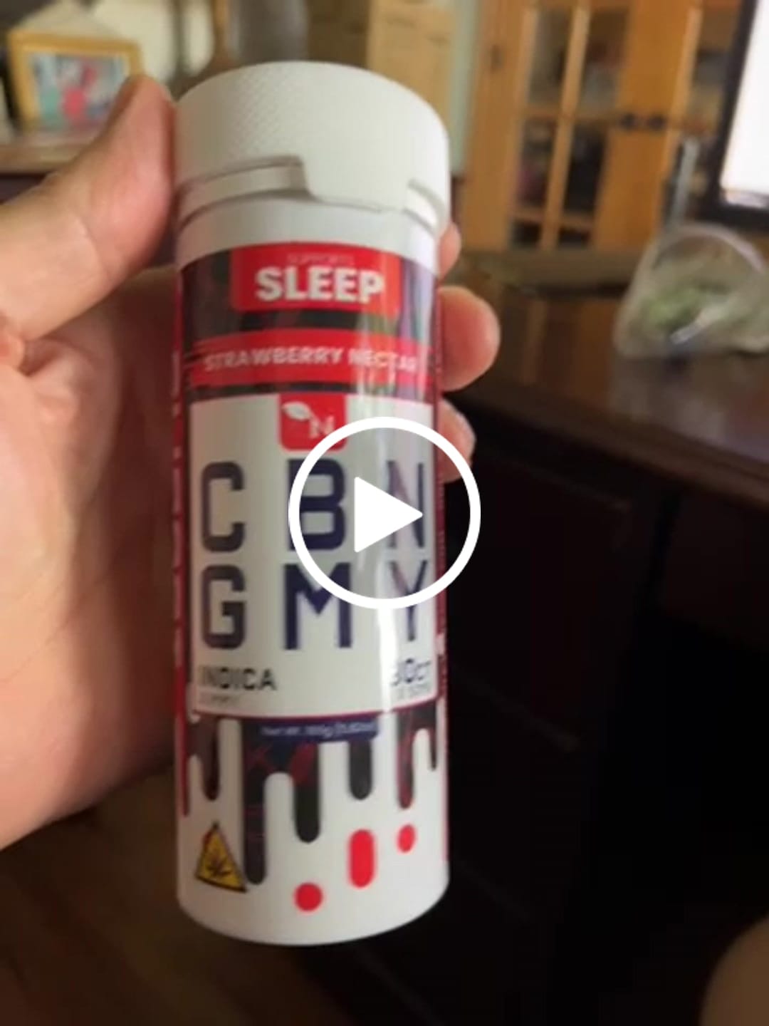 Customer video review of THE STRONGEST GMY - 30CT Strawberry Moon 6000mg (200mg ea.) - INDICA