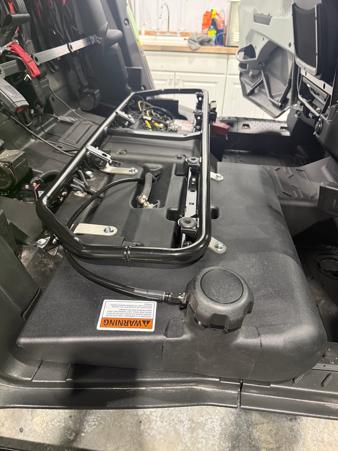 Customer photo review of RPM Kawasaki Teryx H2 6.8 Gallon Auxiliary Fuel Tank – Extended Range Drop In Kit