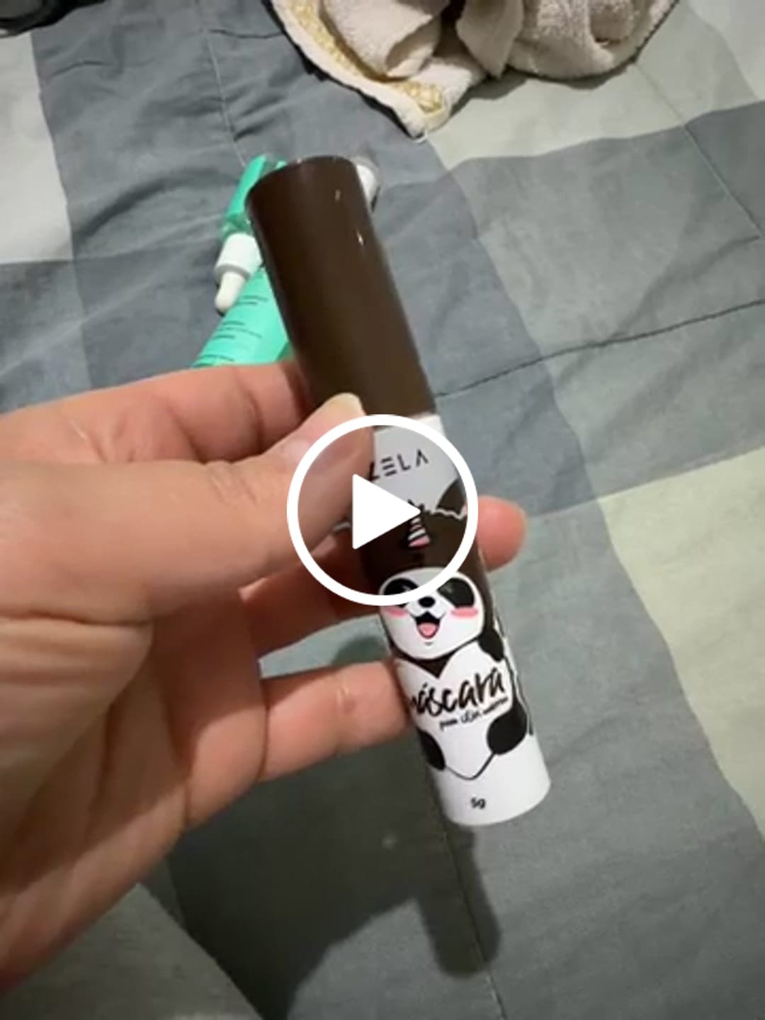 Customer video review of Máscara Big No Panda Brown Vizzela - Marrom