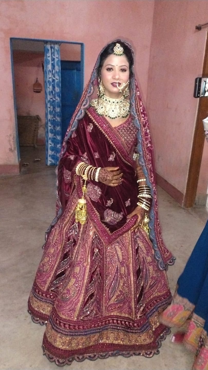 Customer photo review of Trending Most Beautiful Heavy Bridal Lehenga