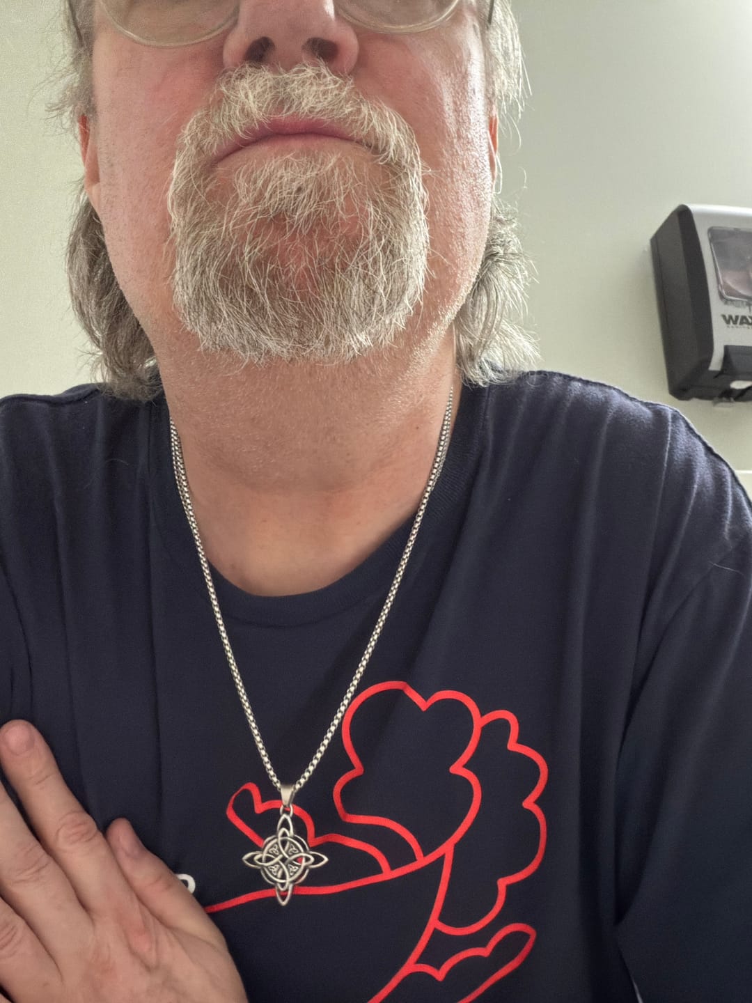 Customer photo review of VALKNUT CROSS.