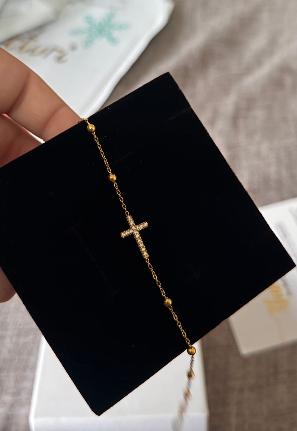 Customer photo review of Bratara Cross Shine