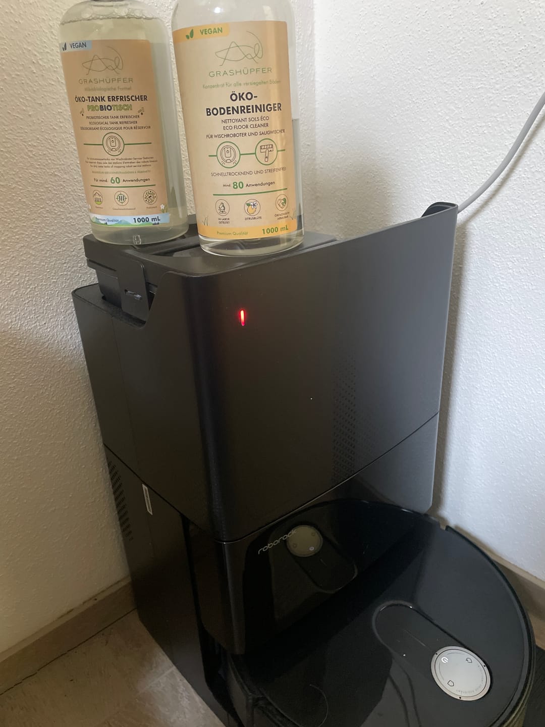 Customer photo review of Probiotischer Öko-Tankerfrischer –  für Wischroboter-Schmutzwassertank, 1L
