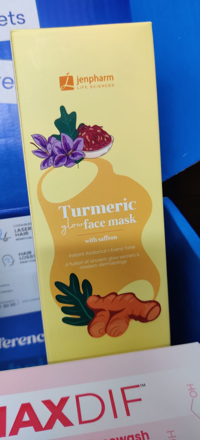 Customer photo review of Turmeric Glow Face Mask