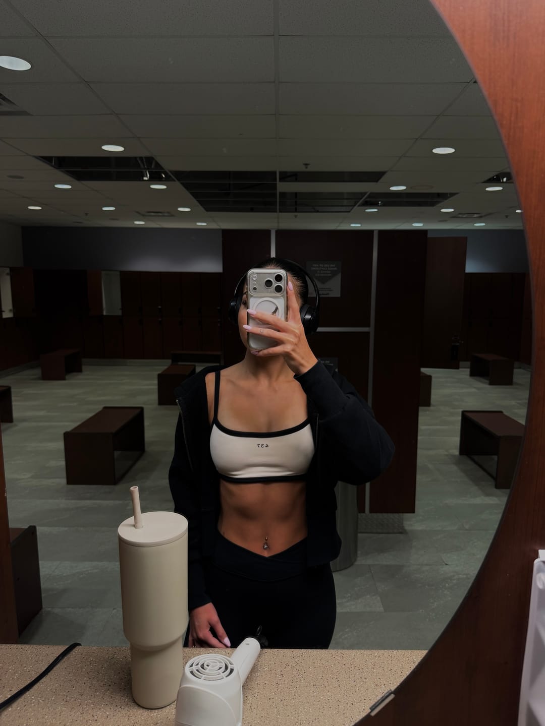 Customer photo review of The Micro Bra Ice Blue & Cream
