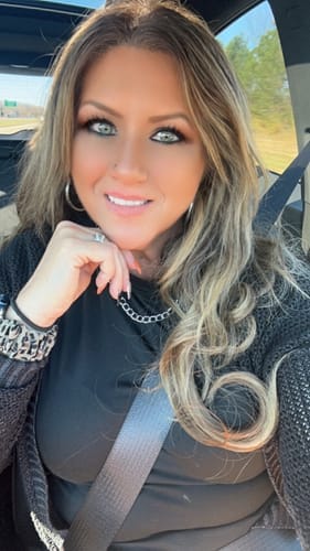 Customer photo review of High Quality Halo Hair Extensions