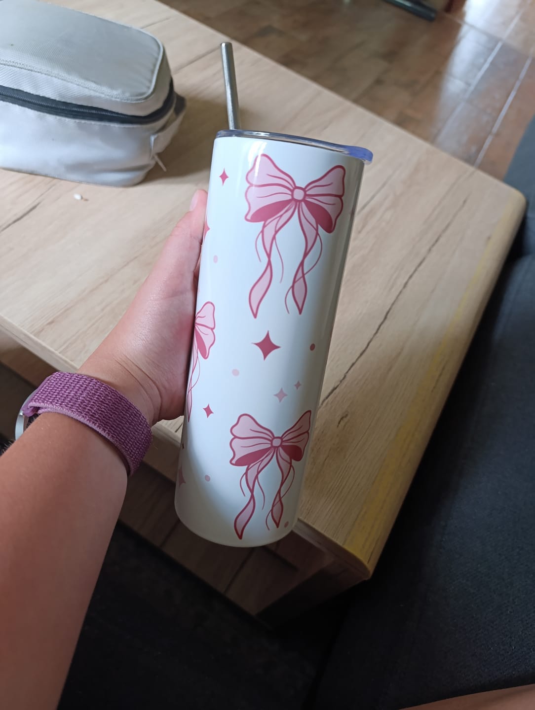Customer photo review of Termo kelímek - Bows