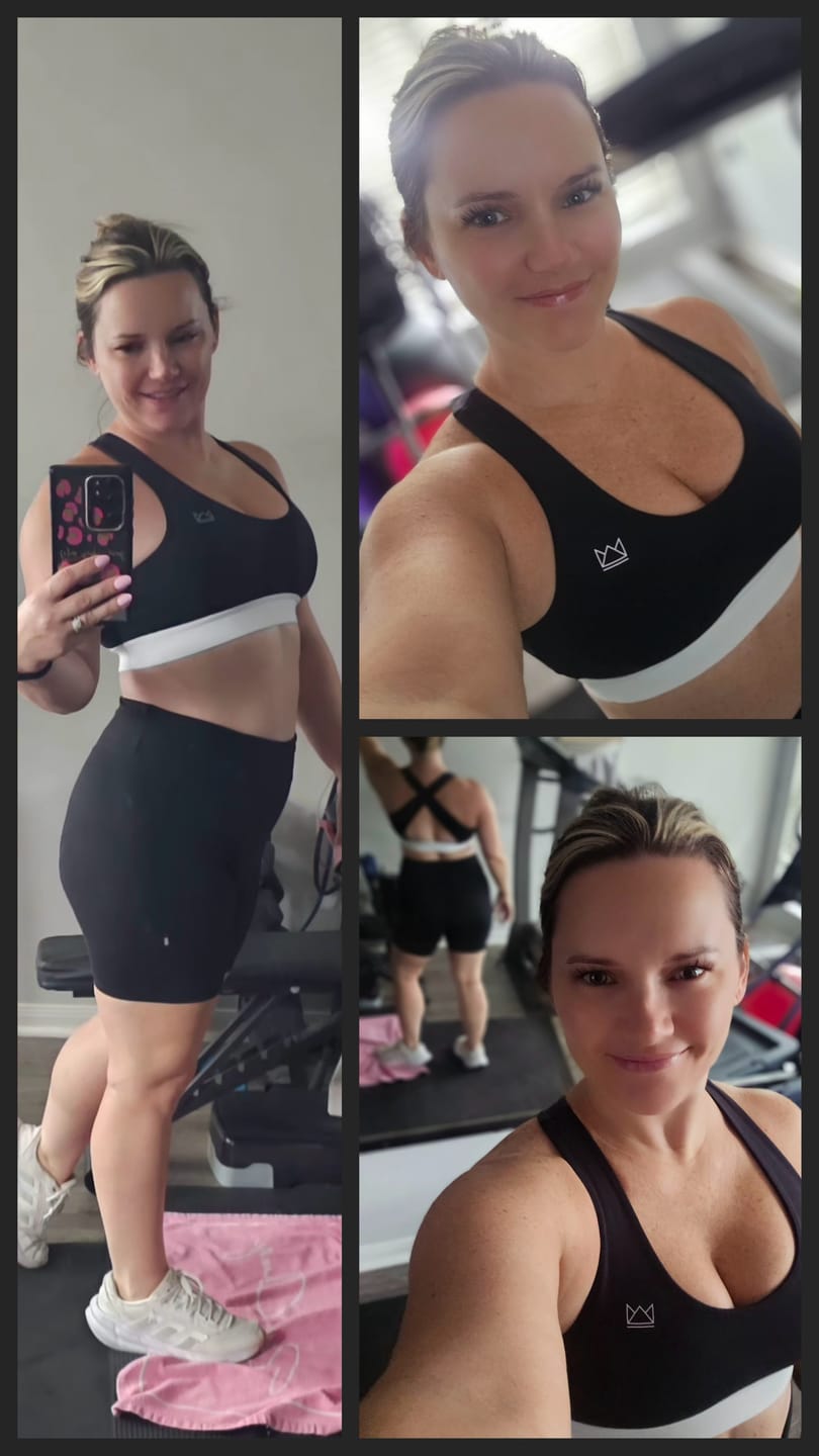 Customer photo review of BOLD Criss-Cross Sports Bra