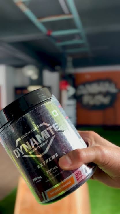 Customer photo review of Dynamite Pre-Workout EXTREME (540g, 30 Servings) | Chilli Guava