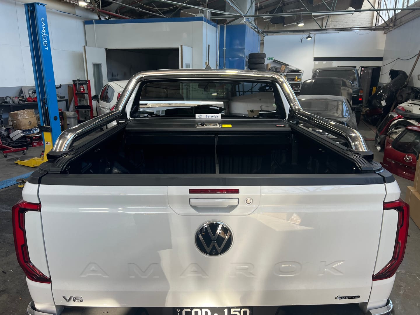 Customer photo review of Electric Roller Shutter For Volkswagen Amarok (MY16-MY26)