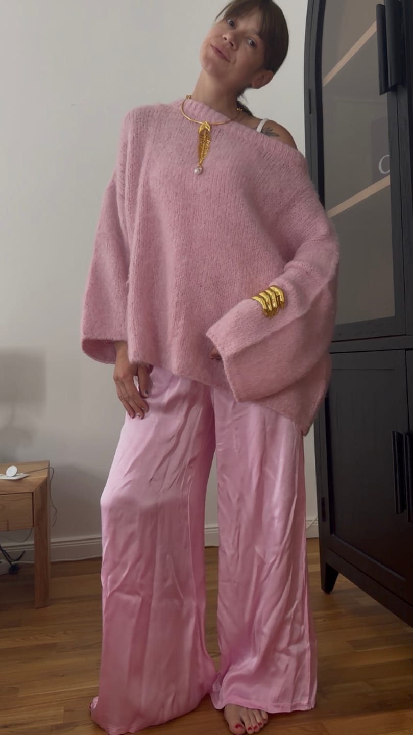 Customer photo review of Ultra-Soft Off-Shoulder Knit