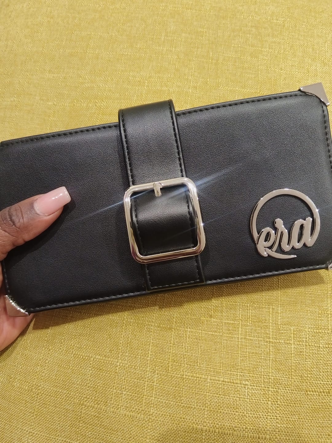 Customer photo review of Black ERA Signature Wallet