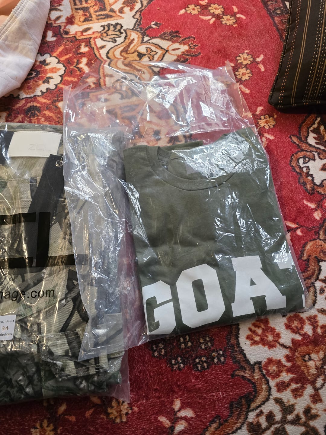 Customer photo review of Goat Tee (White Logo)