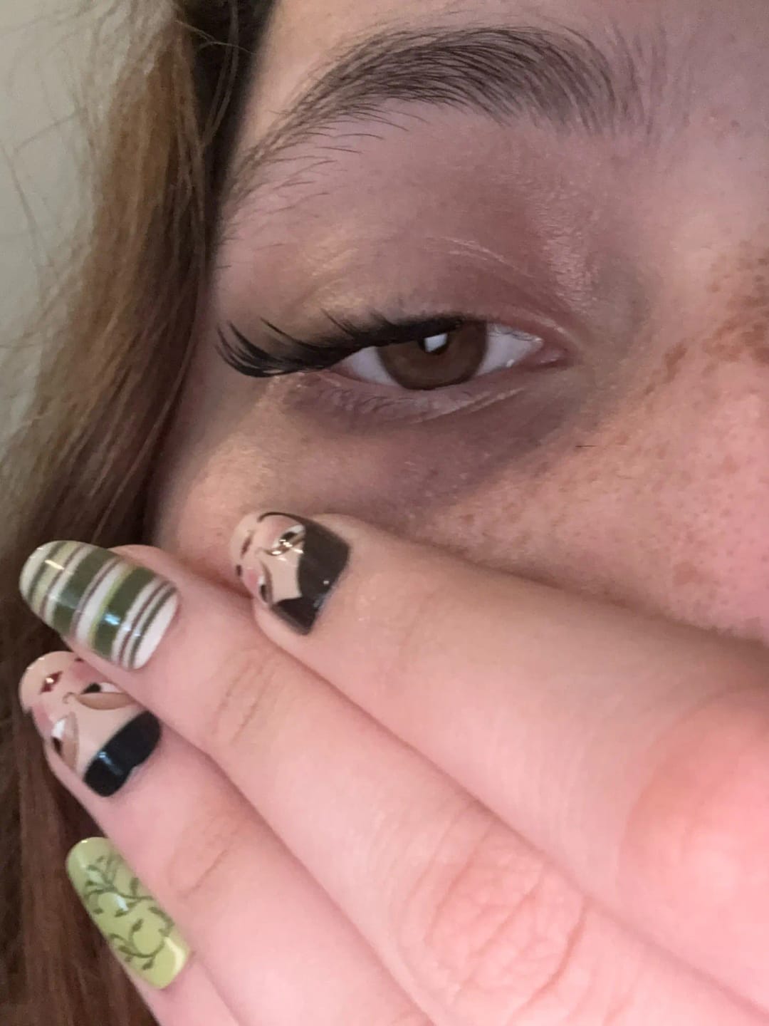 Customer photo review of Premium Magnet Wimpern