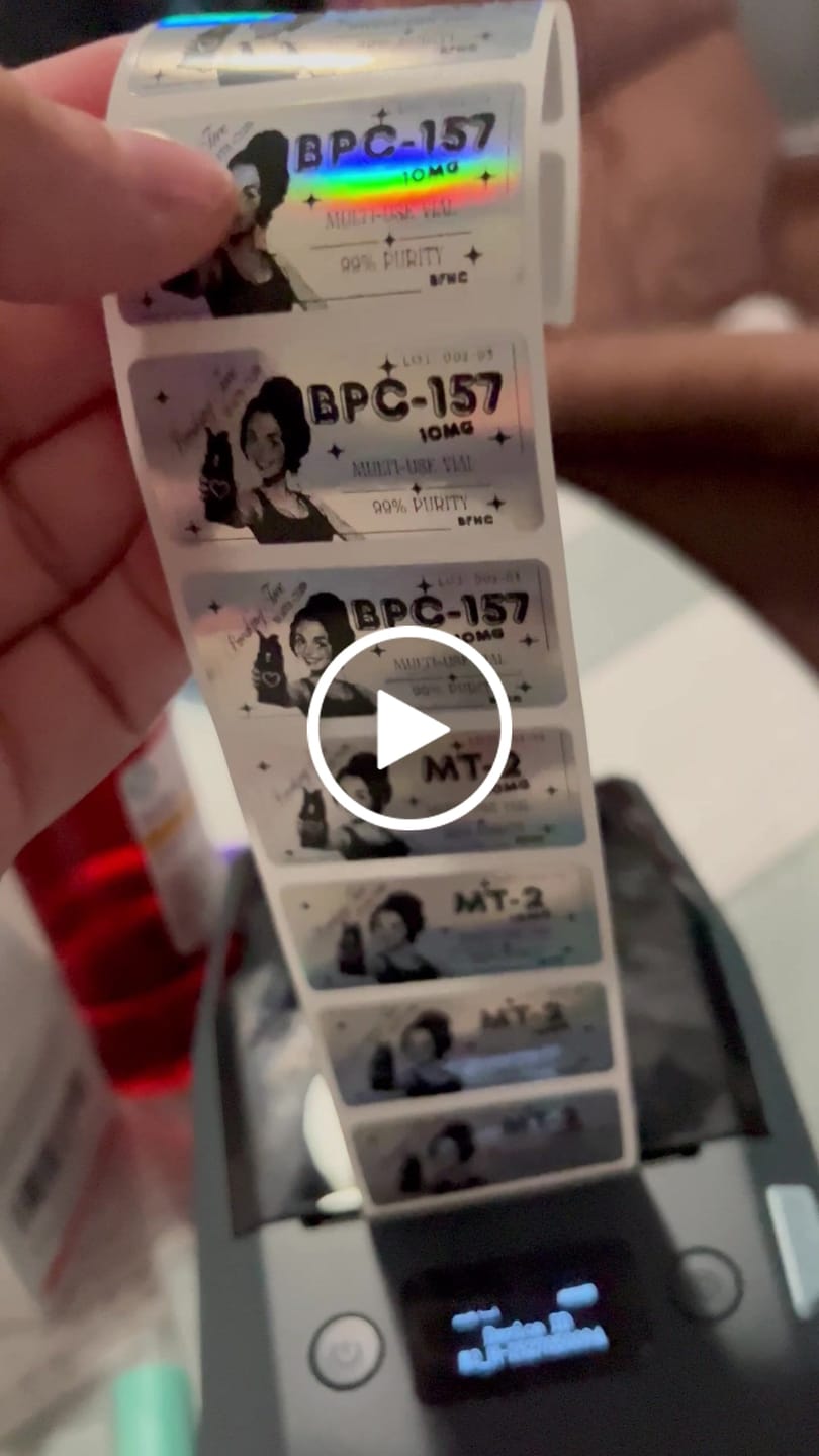 Customer video review of NIIMBOT M2 Thermal Transfer Label Maker, Smart Color Printing with Phones & PC for Office, Lab, Vial Bottle