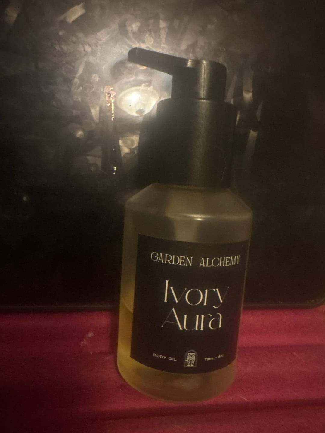Customer photo review of Ivory Aura Body Oil