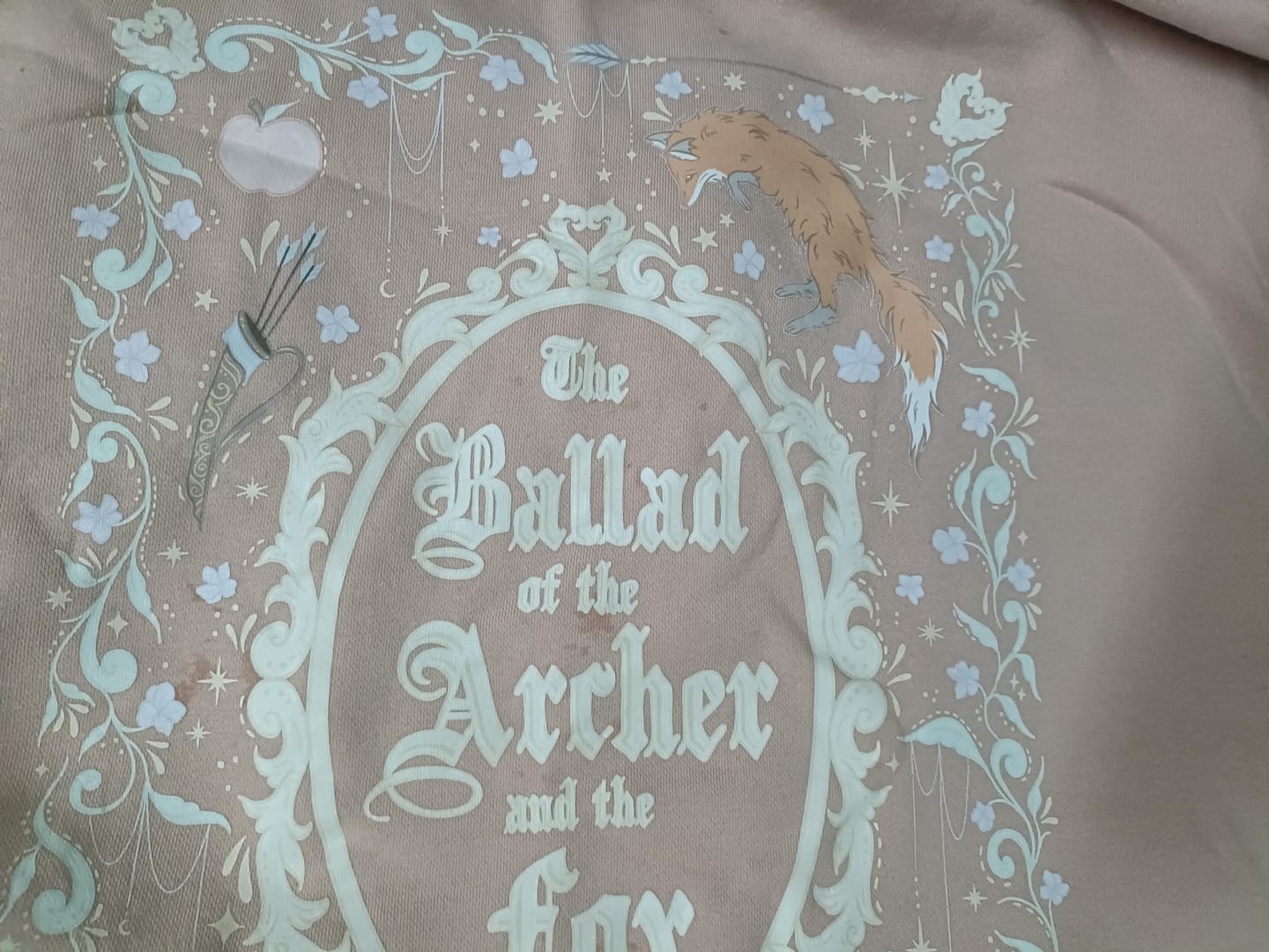 Customer photo review of Little Fox crewneck in Blush