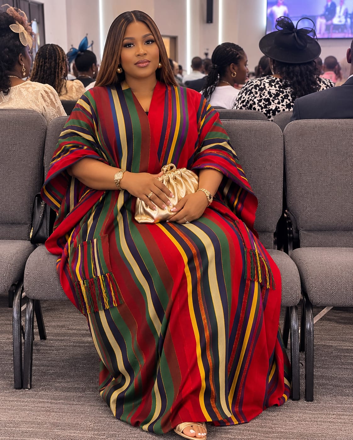 Customer photo review of The Heiress Aso-Oke Bubu
