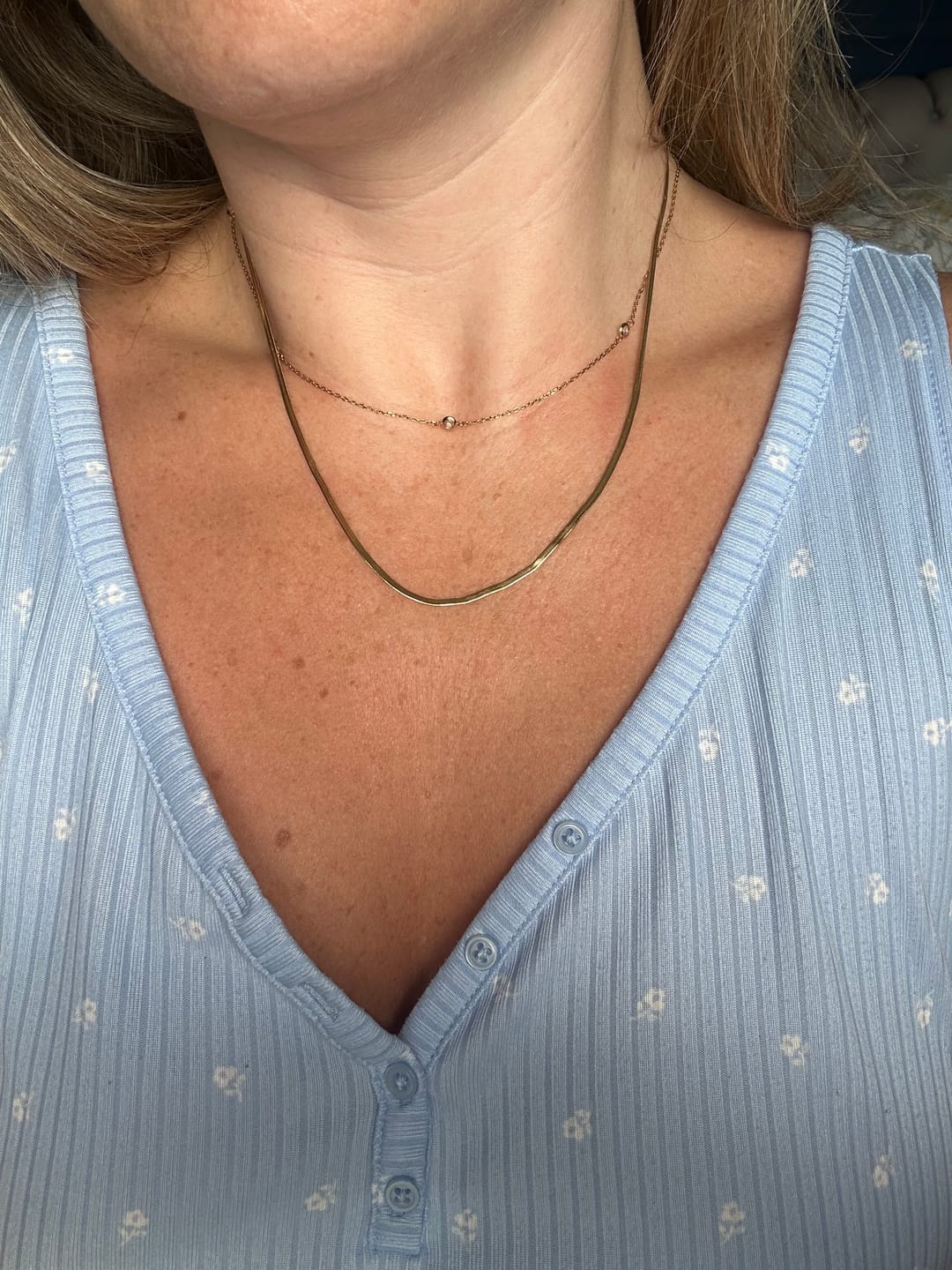 Customer photo review of Fine Essentials Necklace