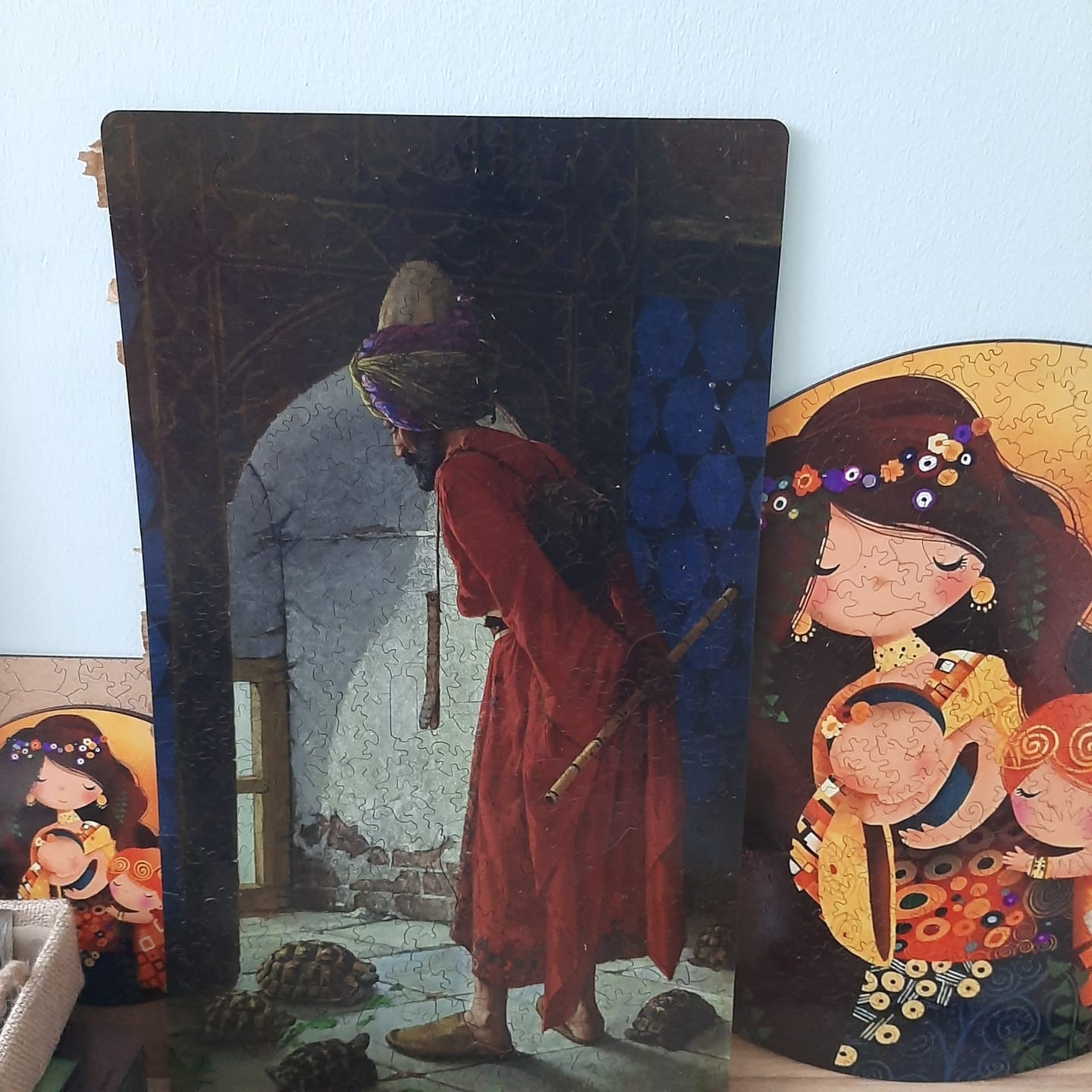 Customer photo review of Kaplumbağa Terbiyecisi - Ahşap puzzle