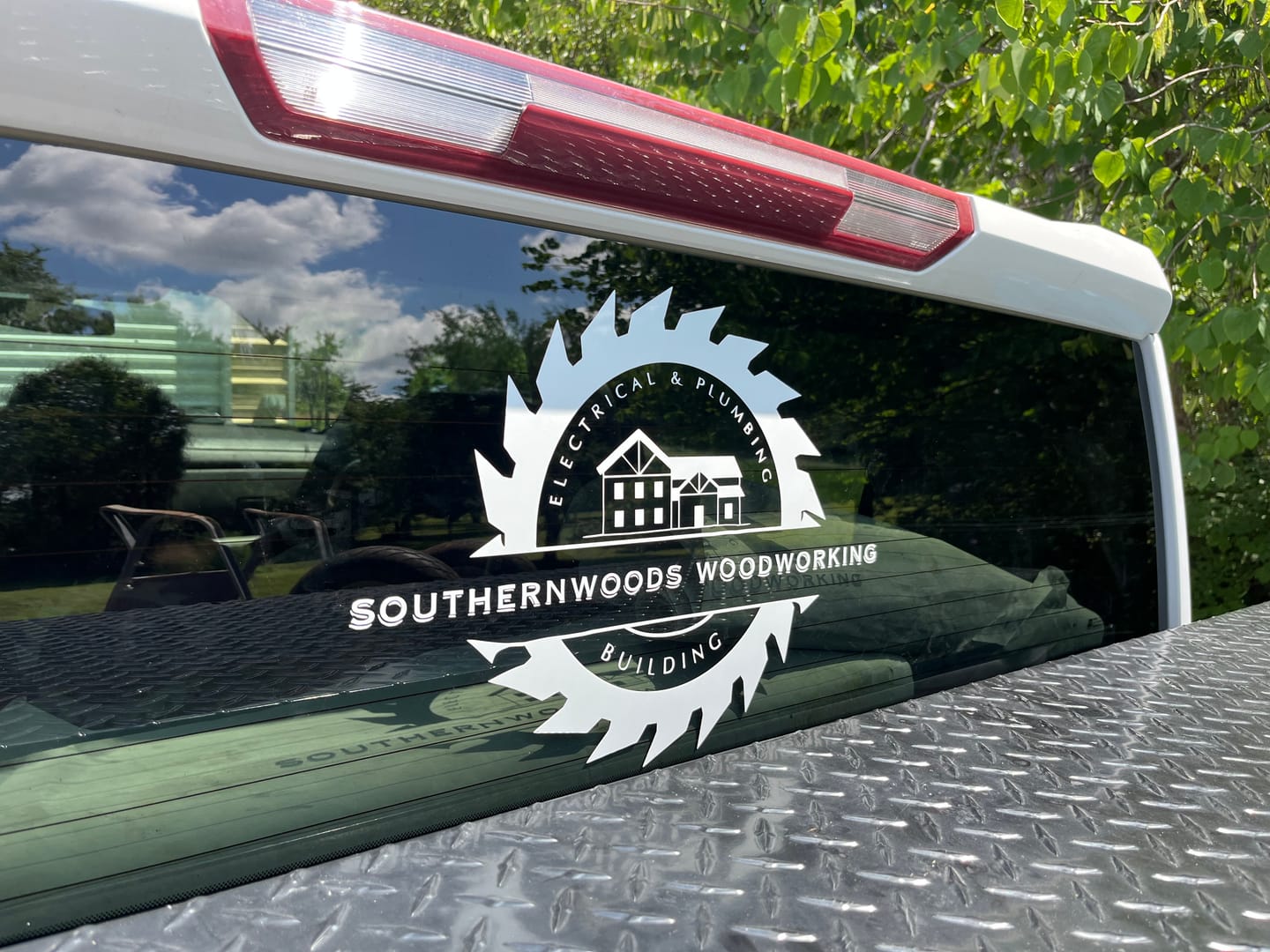 Customer photo review of Glossy Pearl White Vinyl Wrap