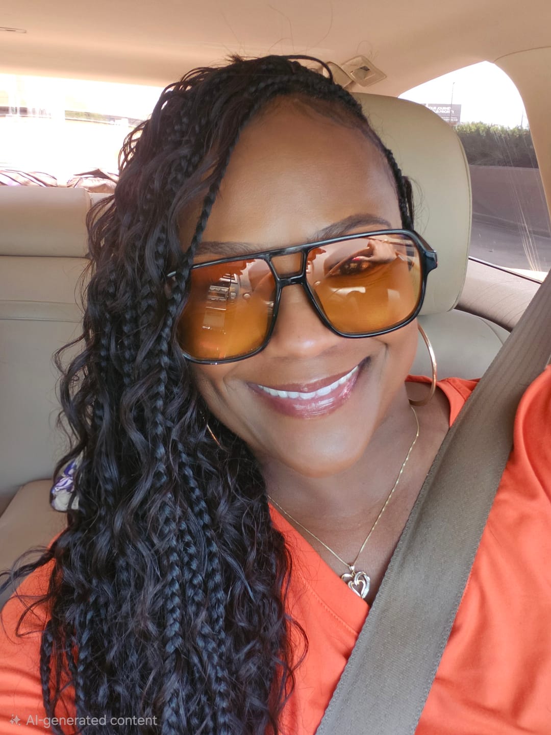 Customer photo review of Deep Wave Bulk Hair Extensions for Braiding
