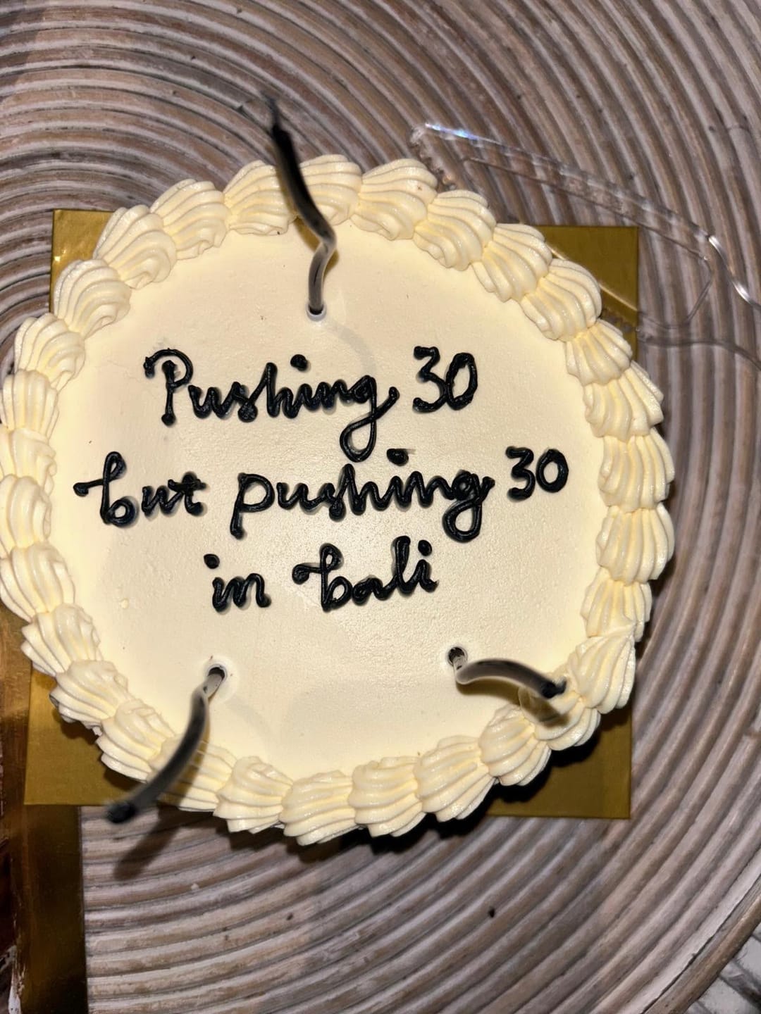 Customer photo review of 🎂 Birthday Cake – Delivery in Bali