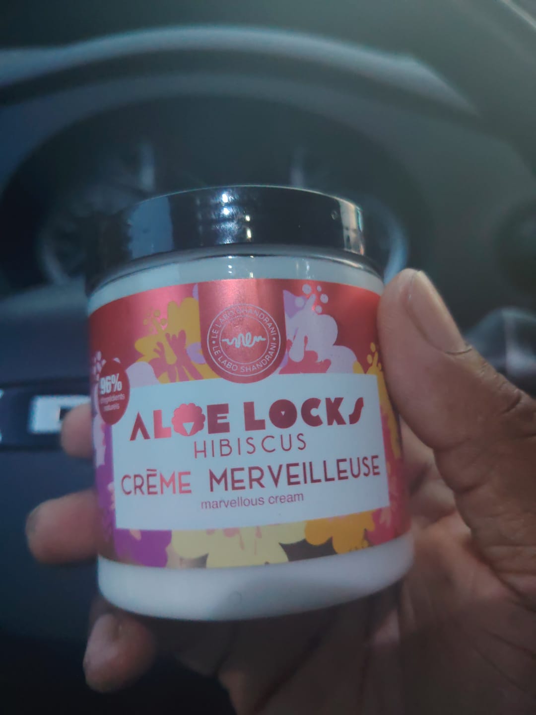 Customer photo review of Aloe locks Hibiscus - Crème Merveilleuse