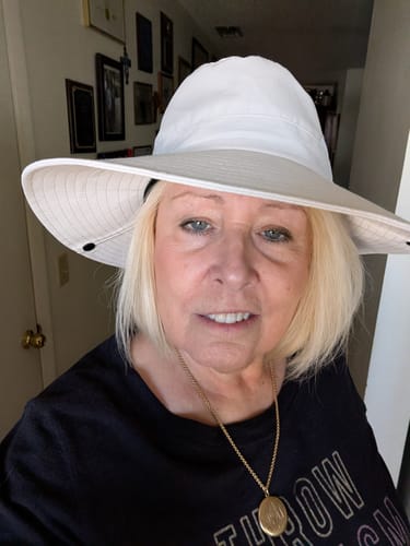 A selfie of the customer who wrote a positive review for Smoke & Mirrors Eau de Parfum.