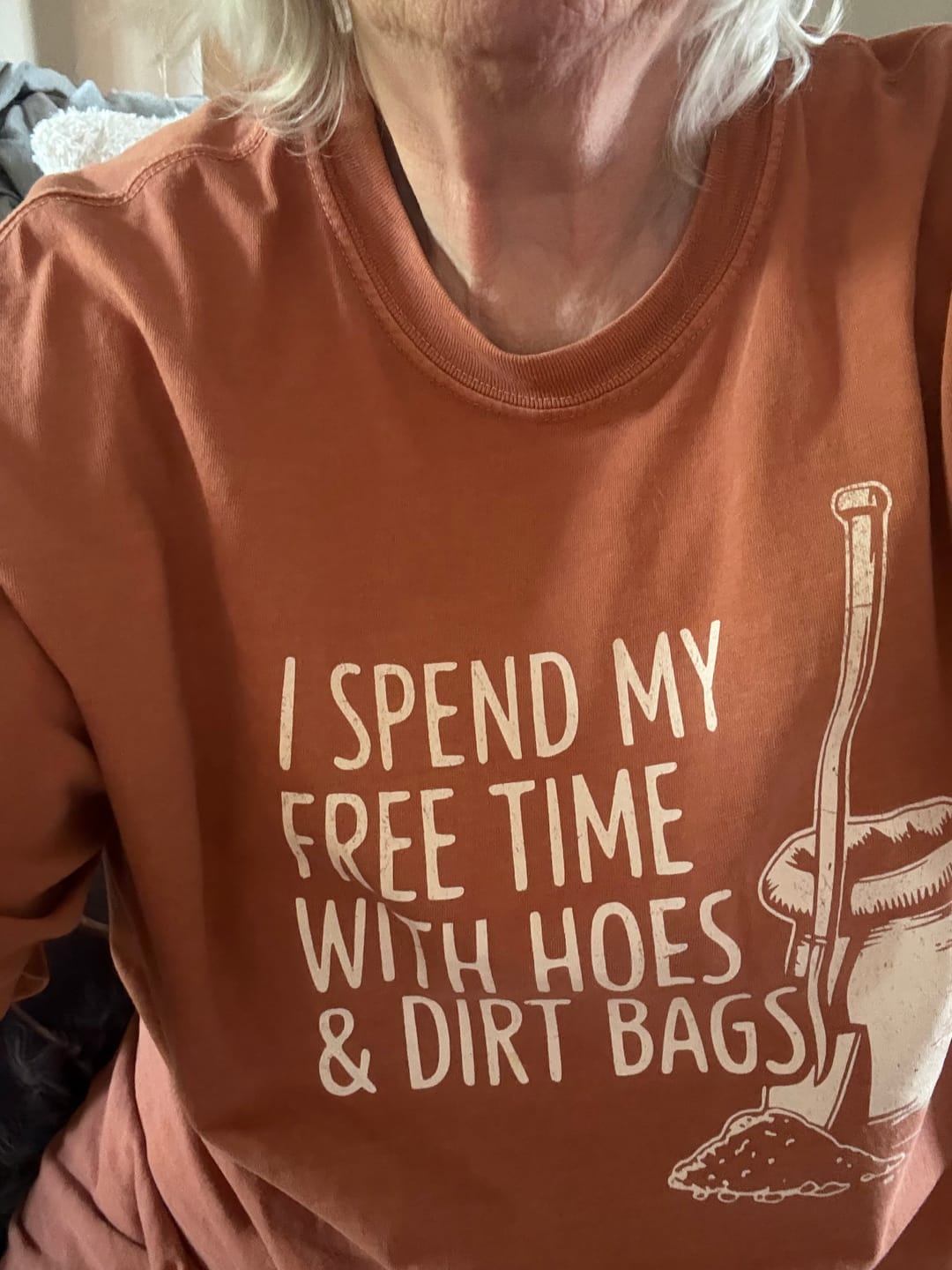 Customer photo review of Hoes & Dirty Bags T-Shirt