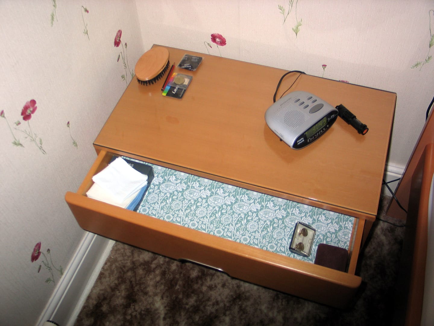 Customer photo review of DUCK EGG BLUE William Morris Wipe Clean & Unscented Drawer Liners