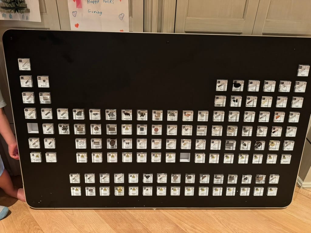 Customer photo review of Cube Display and 118 Element cubes (temporary backorder)